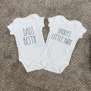 Rae Dunn baby onesie 3-6m